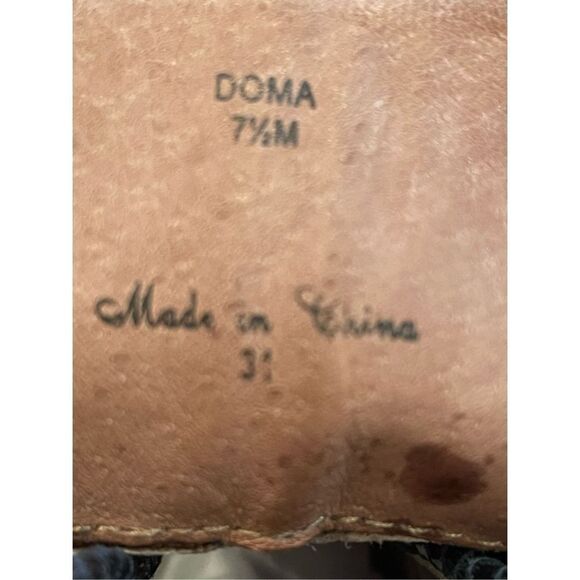 Donald Pliner Womens  Blue Snakeskin and Leather Ankle Boots - Picture 7 of 10